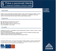 Tablet Screenshot of prava.sananim.cz
